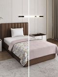 Monte Carlo Brown & White Printed Mild Winter 150 GSM Single Bed Dohar