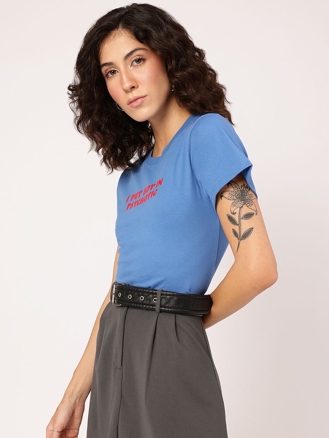 DressBerry Savage Statements Printed T-shirt