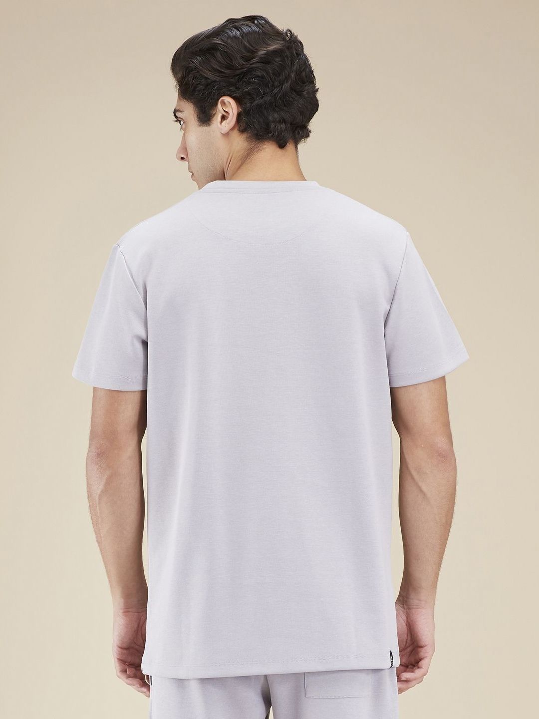 Being Human Men Solid Round Neck Cotton T-shirt