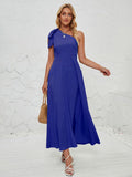 all about you Women One Shoulder Maxi Dress