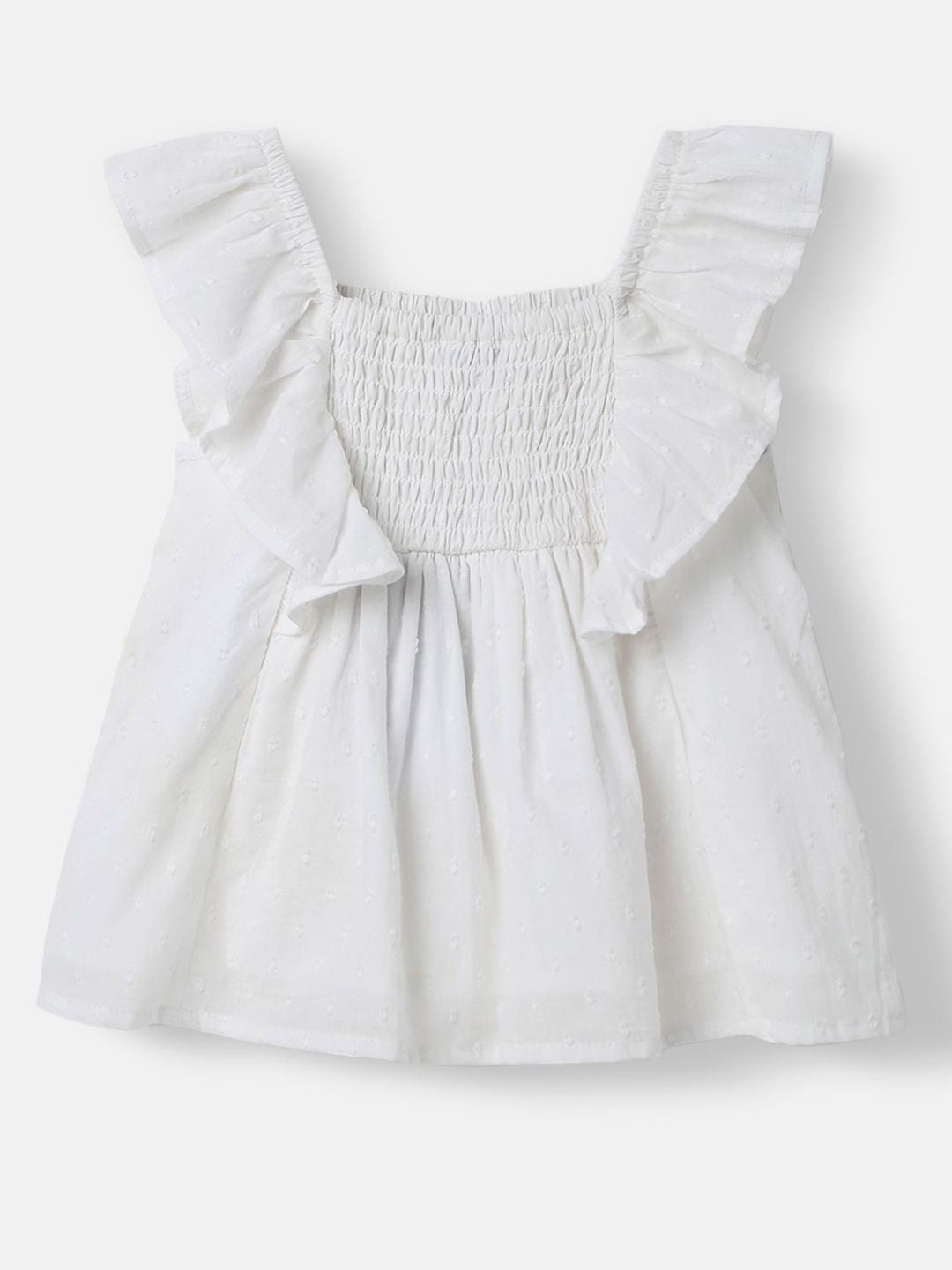 Nauti Nati Flutter Sleeve Ruffled Fit & Flare Dress