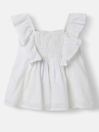 Nauti Nati Flutter Sleeve Ruffled Fit & Flare Dress