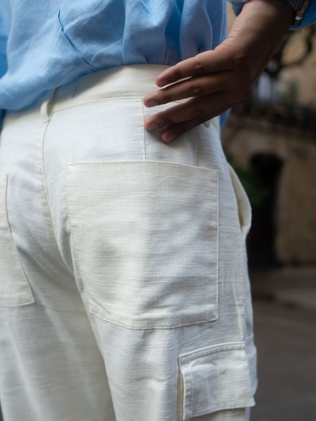 Powerlook Men Mid Rise Relexed Fit Cargos