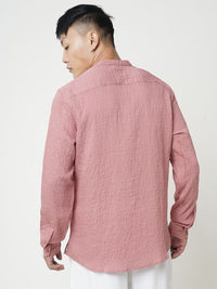 VASTRADO Men Striped Thread Work Jacquard Kurta