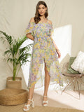 Berrylush Printed Basic Jumpsuit