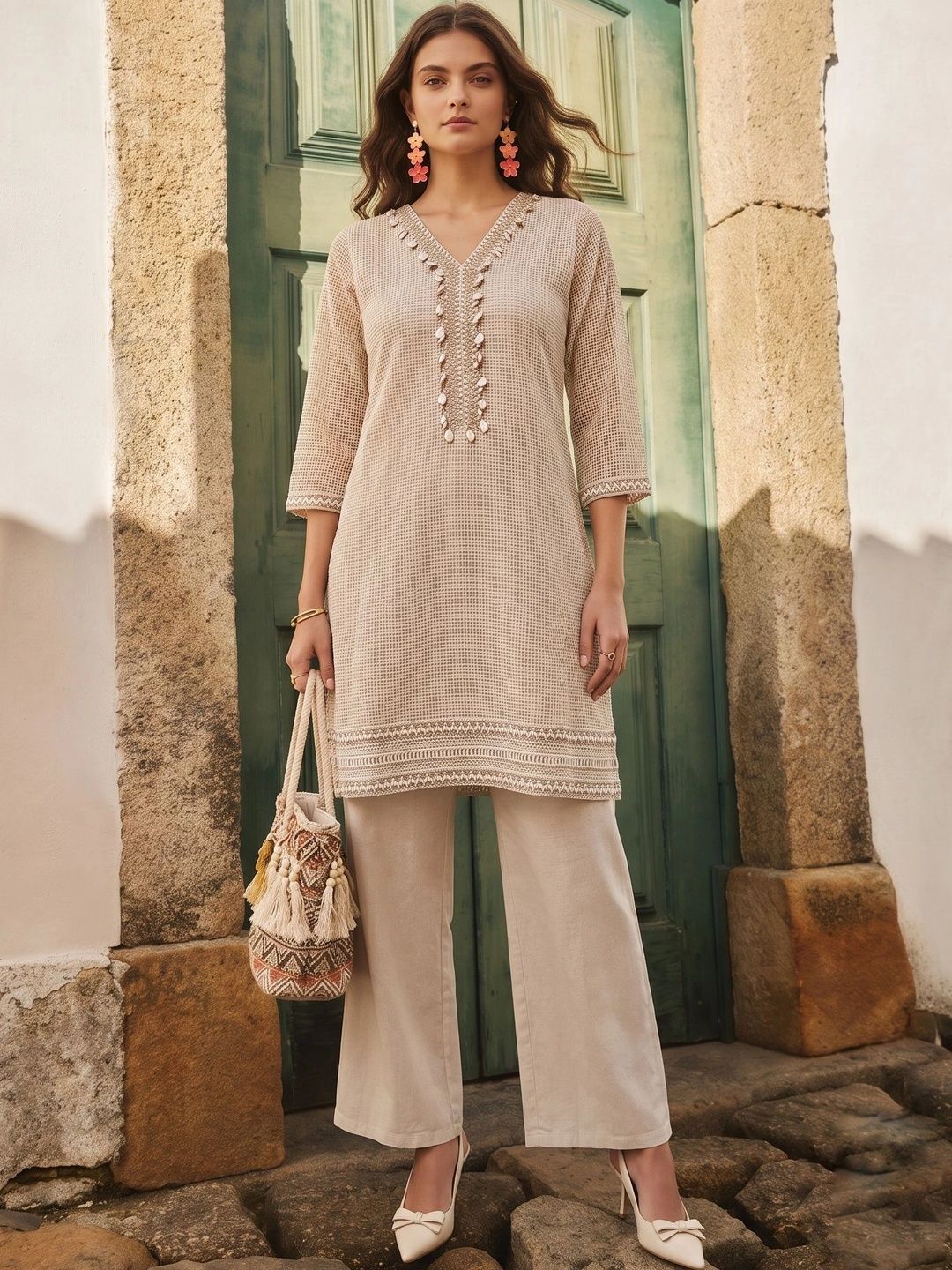 Twelve South Self Design Tunic with Trousers