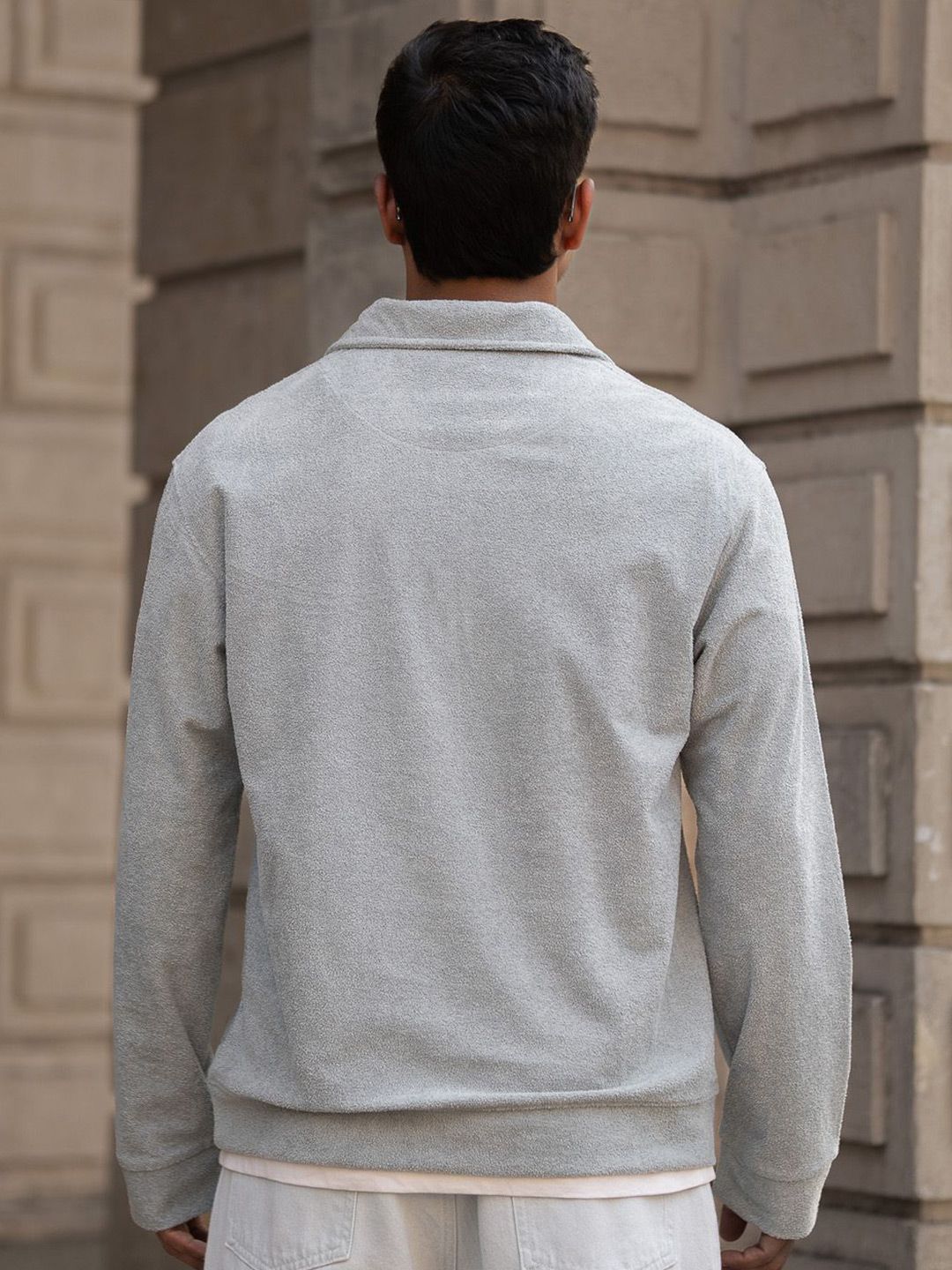 Powerlook Men Solid Polo Collar T-shirt