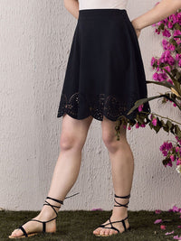 Berrylush High-Rise Flared Mini Skirts