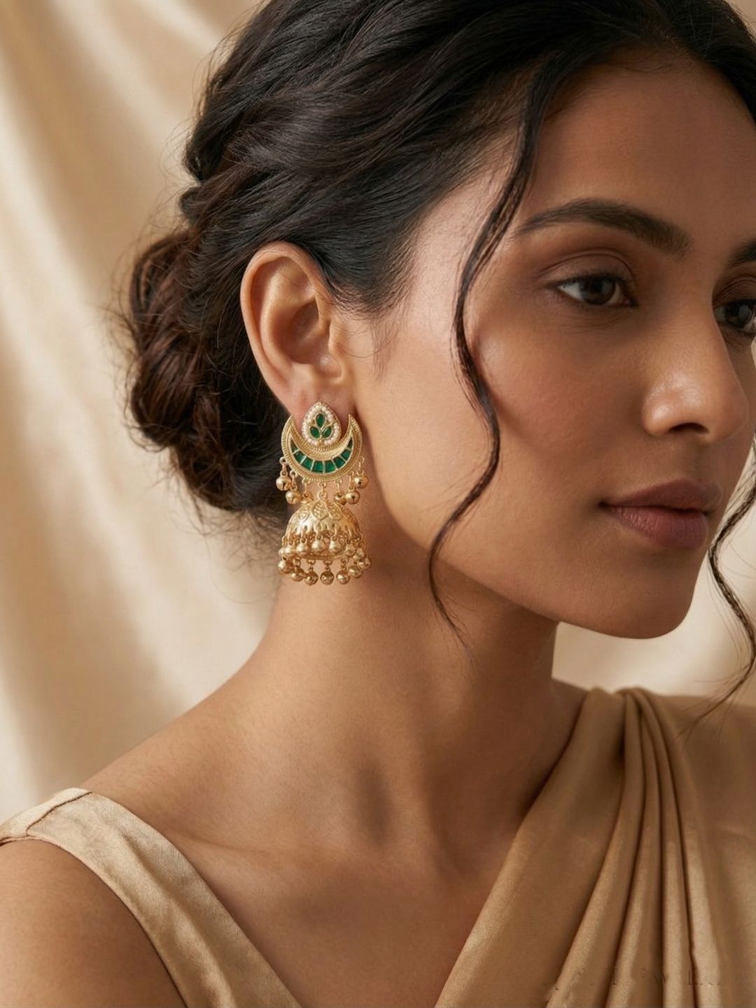 PANASH Contemporary Jhumkas Earrings