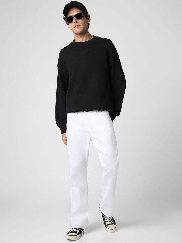 Urbano Fashion Men Bootcut Low Distress Stretchable Jeans