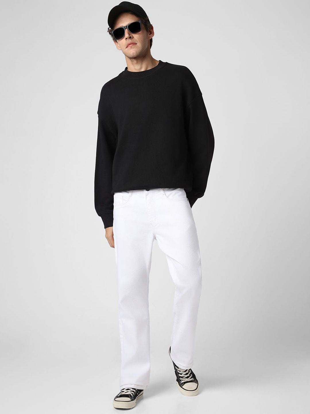 Urbano Fashion Men Bootcut Low Distress Stretchable Jeans