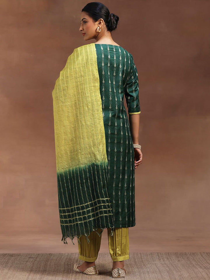 Libas Ethnic Motifs Woven Design Kurta with Salwar & Dupatta