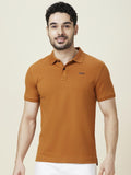 Being Human Men Solid Polo Collar Slim Fit T-shirt
