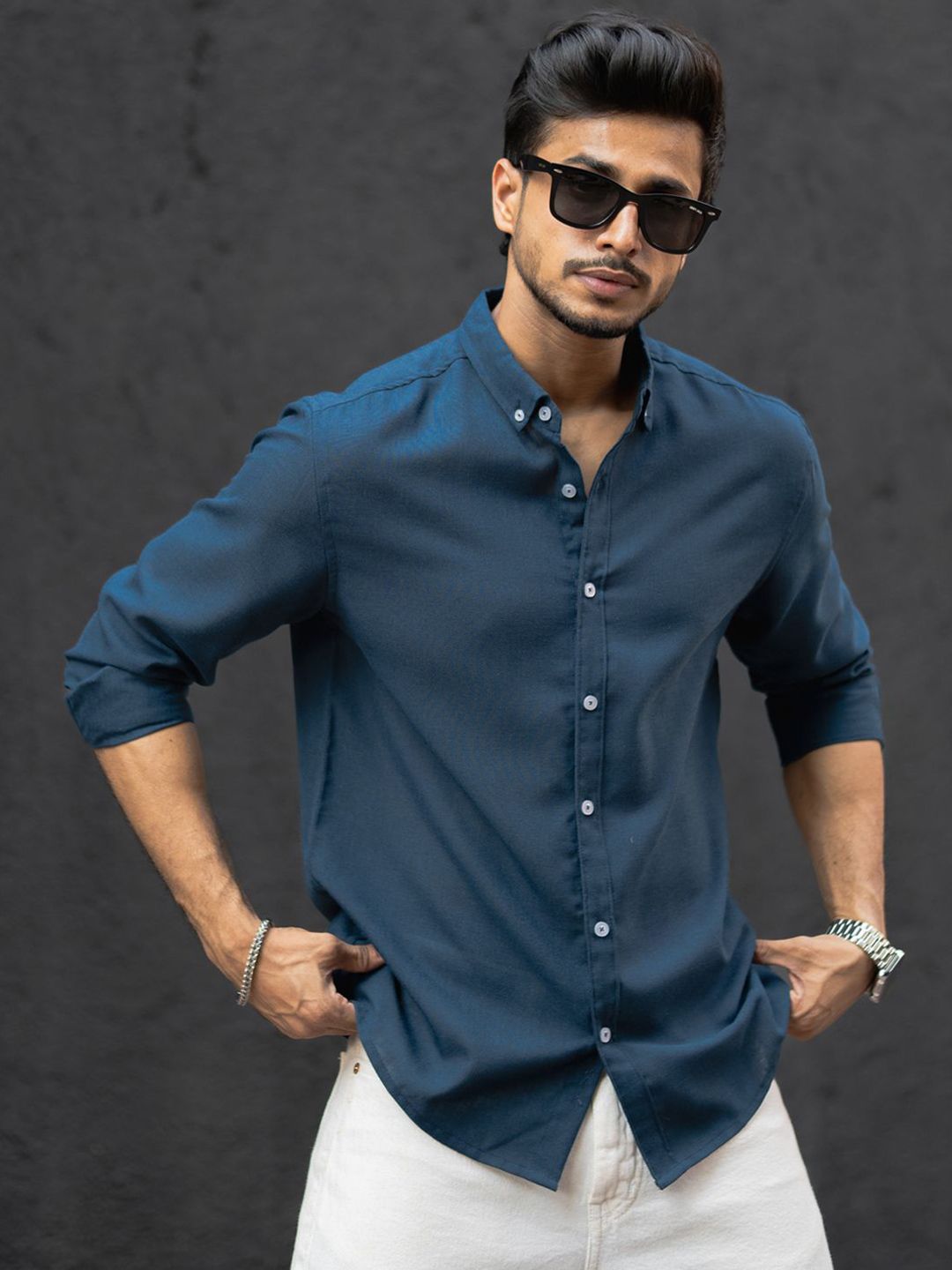 Powerlook Men Opaque Casual Shirt