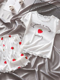 YK Girls Printed T-Shirt & Shorts Clothing Set