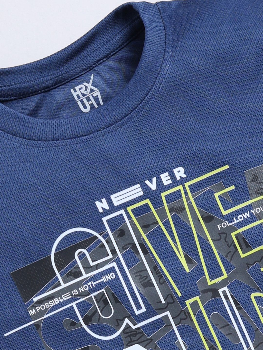 HRX by Hrithik Roshan Boys Typography Printed T-shirt