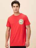 Being Human Men Typography Printed Round Neck Cotton Relaxed Fit T-shirt