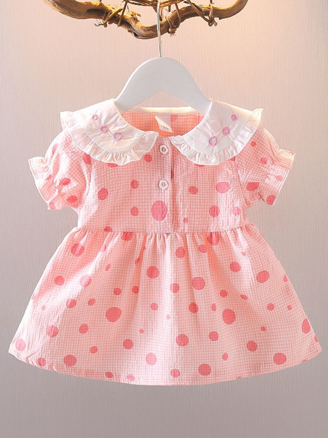 YK Floral Print Fit & Flare Dress