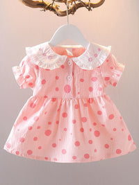 YK Floral Print Fit & Flare Dress