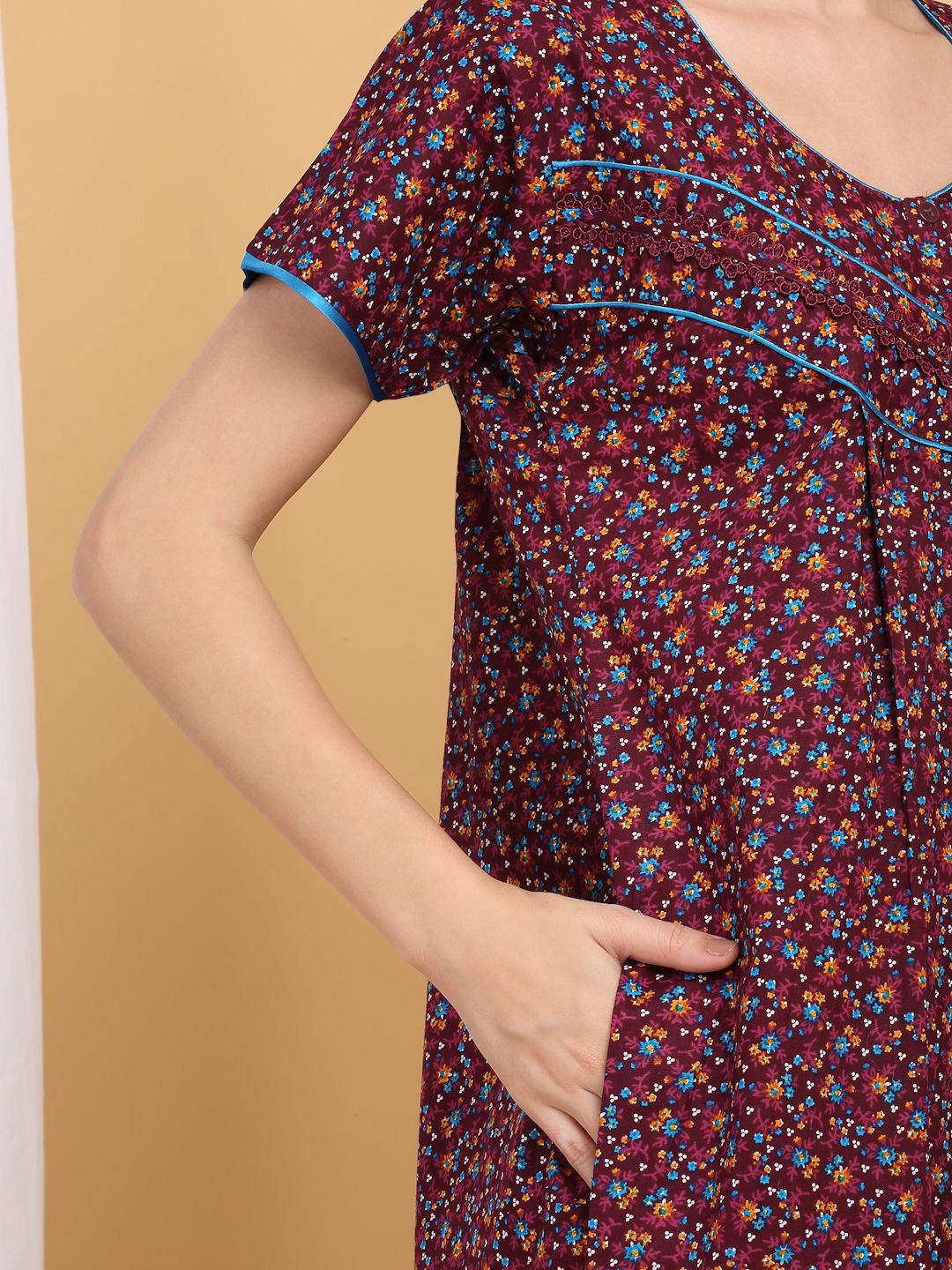 Sweet Dreams Printed Maxi Nightdress