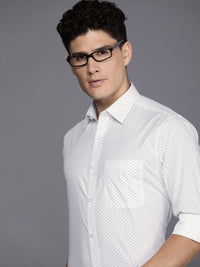 Raymond Pure Cotton Slim Fit Printed Formal Shirt