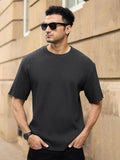 Powerlook Men Self Design Relaxed Fit T-shirt