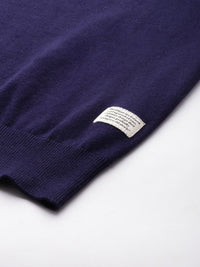 Mr Bowerbird Men Dark Blue Round Neck T-shirt