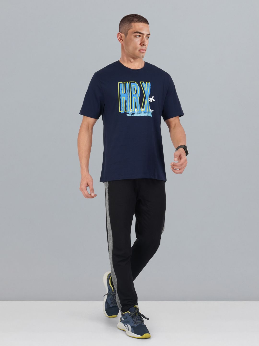 HRX by Hrithik Roshan Brand Logo Printed Lifestyle T-shirt