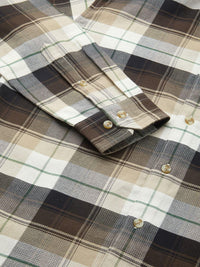 VASTRADO Men Classic Slim Fit Checked Casual Shirt