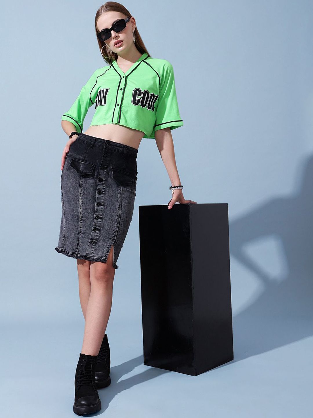 STREET 9 Pencil Knee-Length Skirts