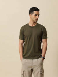 Mr Bowerbird Round Neck Tailored Fit T-shirt With a Notebook