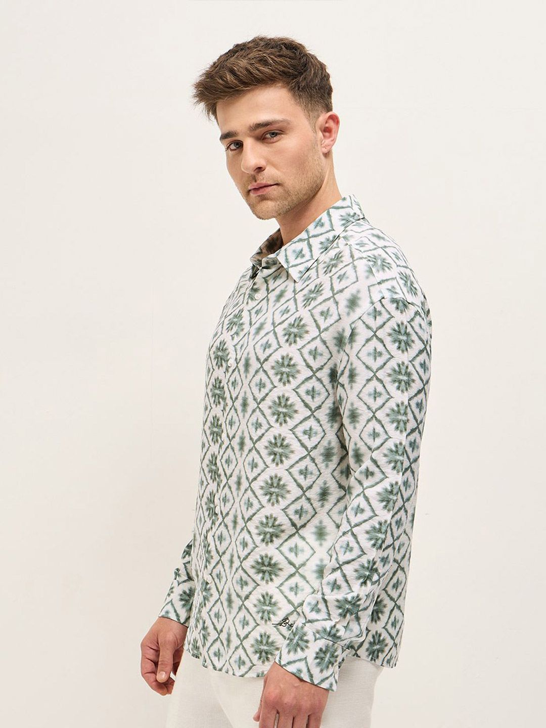 THE BEAR HOUSE Men Opaque Printed Casual Shirt