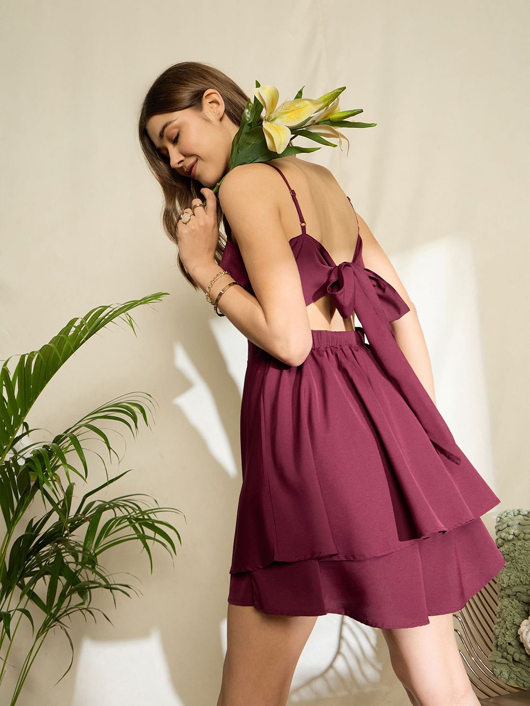 Berrylush dengan jumpsuit berlapis