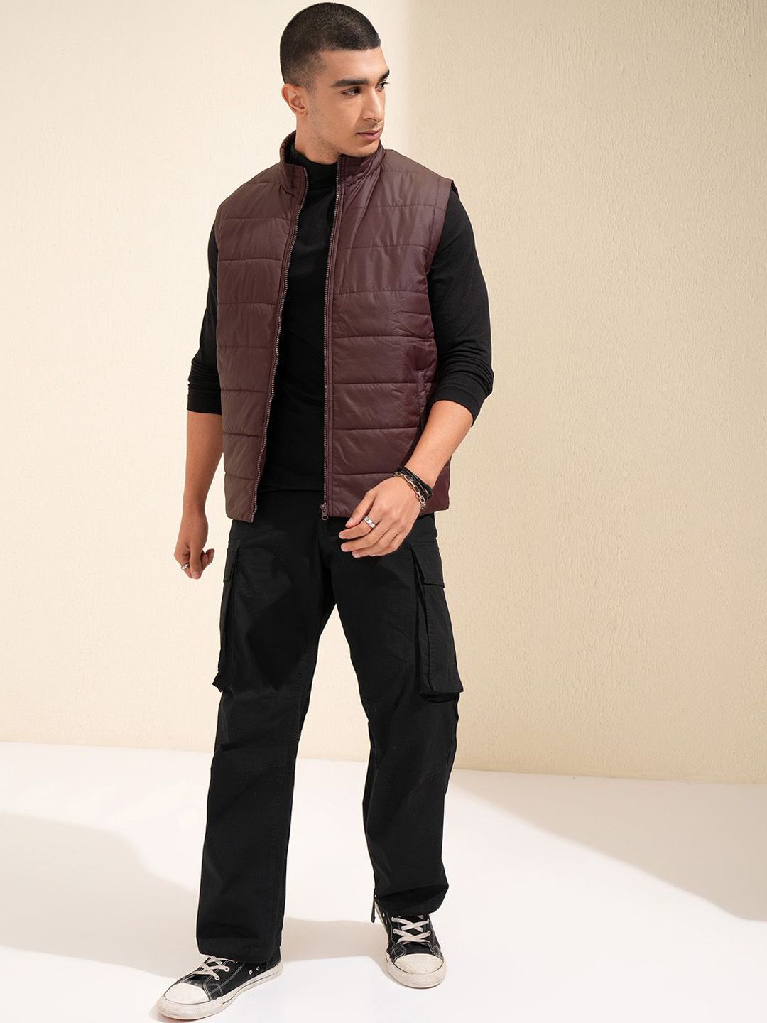 Highlander Men Crop Puffer Jacket