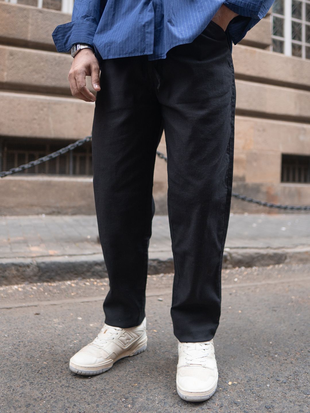 Powerlook Men Regular Fit Mid Rise Cotton Trousers