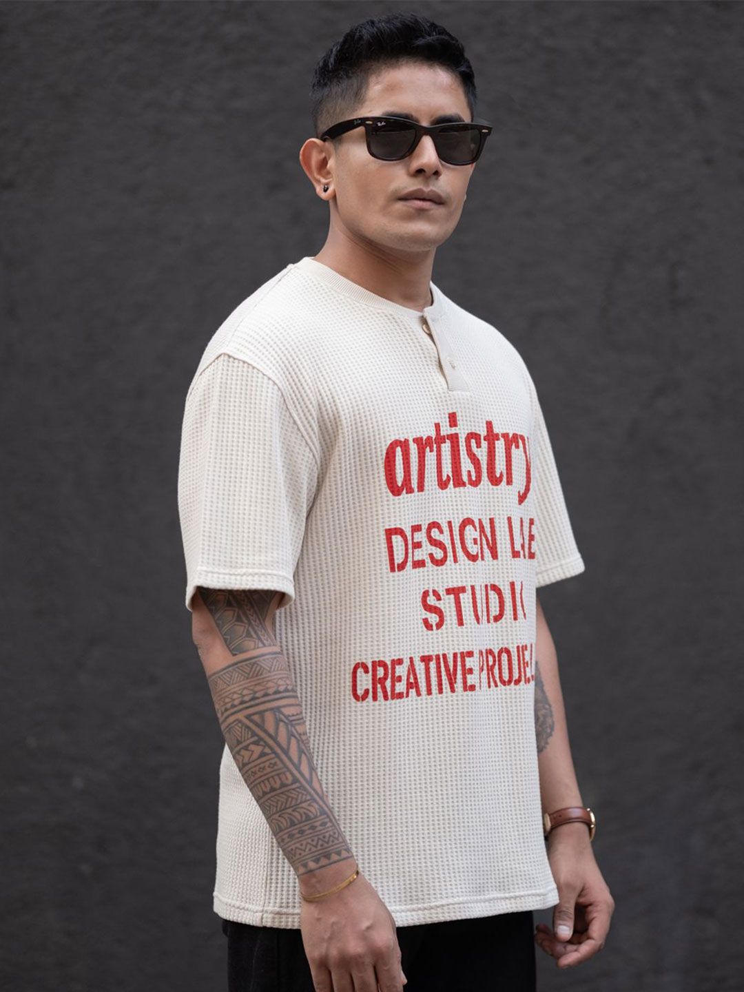 Powerlook Men Printed T-shirt