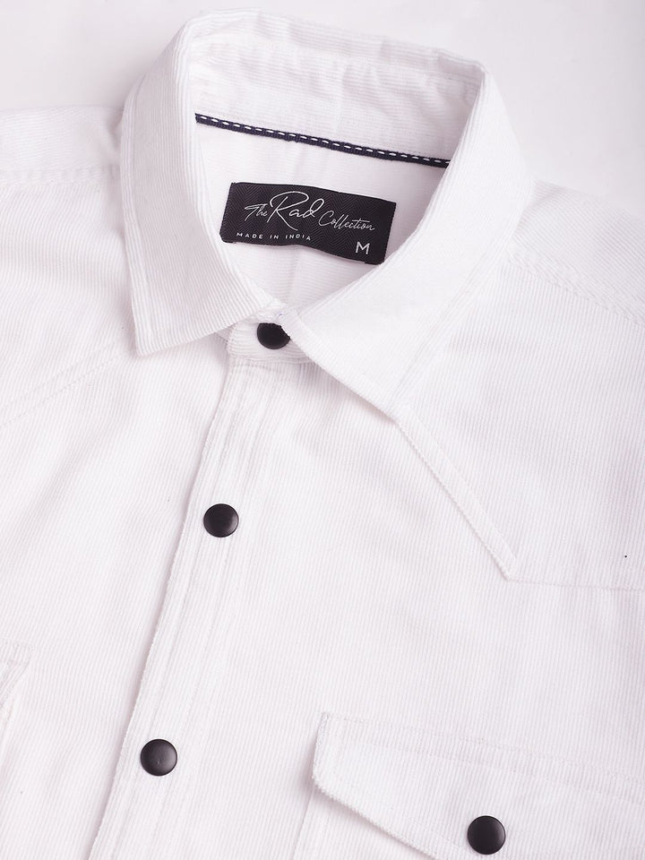 VASTRADO Men Classic Slim Fit Pure Cotton Casual Shirt