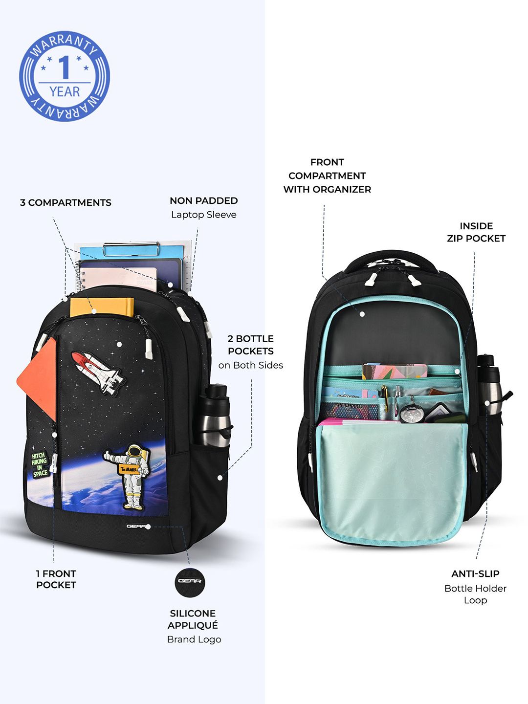 Gear Unisex Graphic Backpack