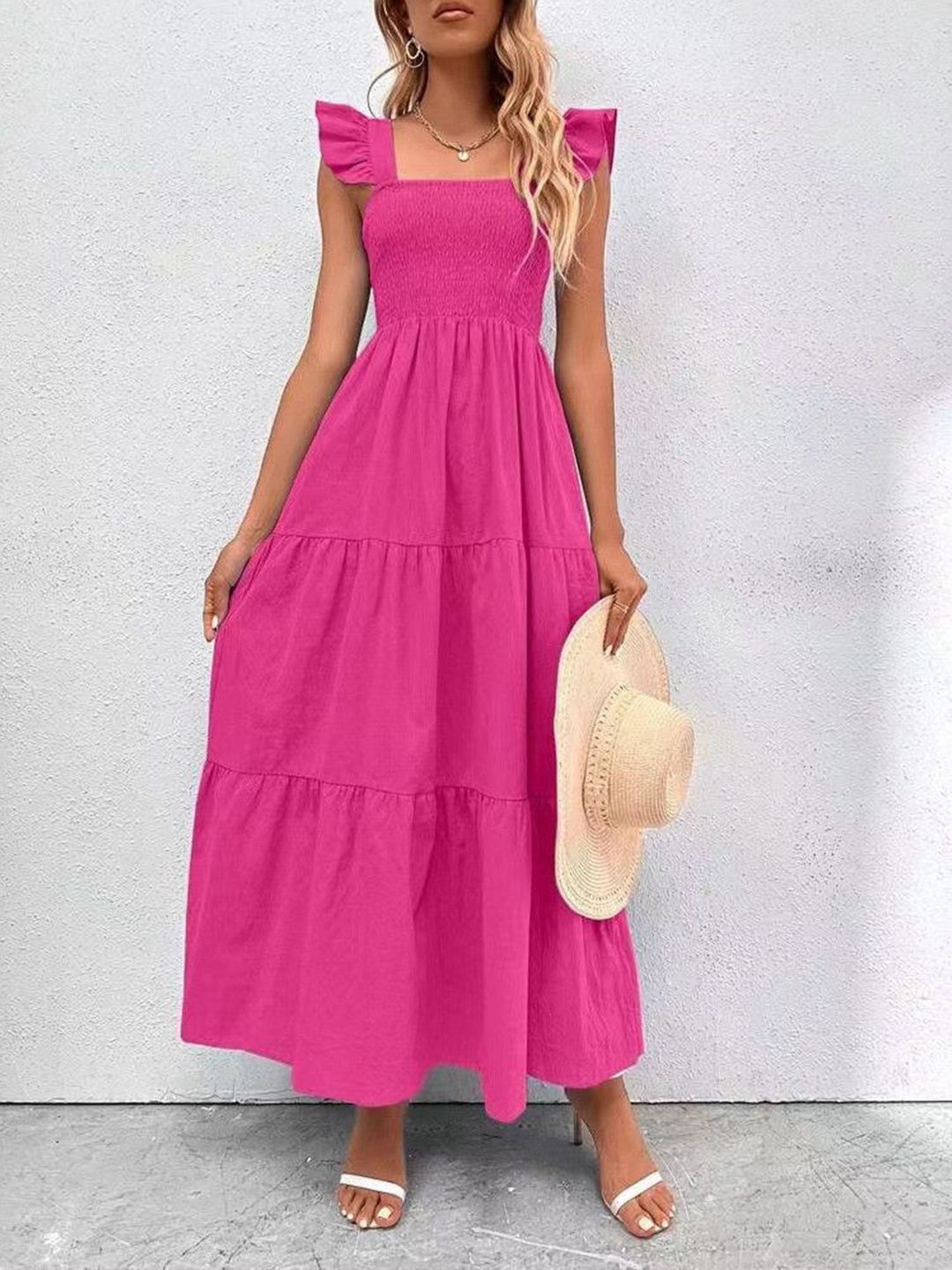 all about you Women Solid Maxi Dress