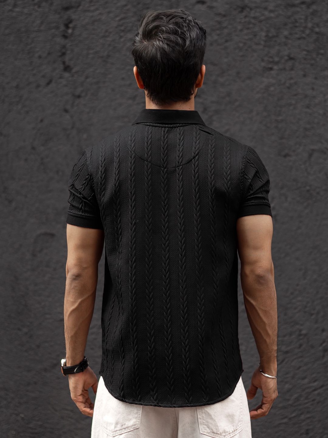 Powerlook Men Polo Collar T-shirt