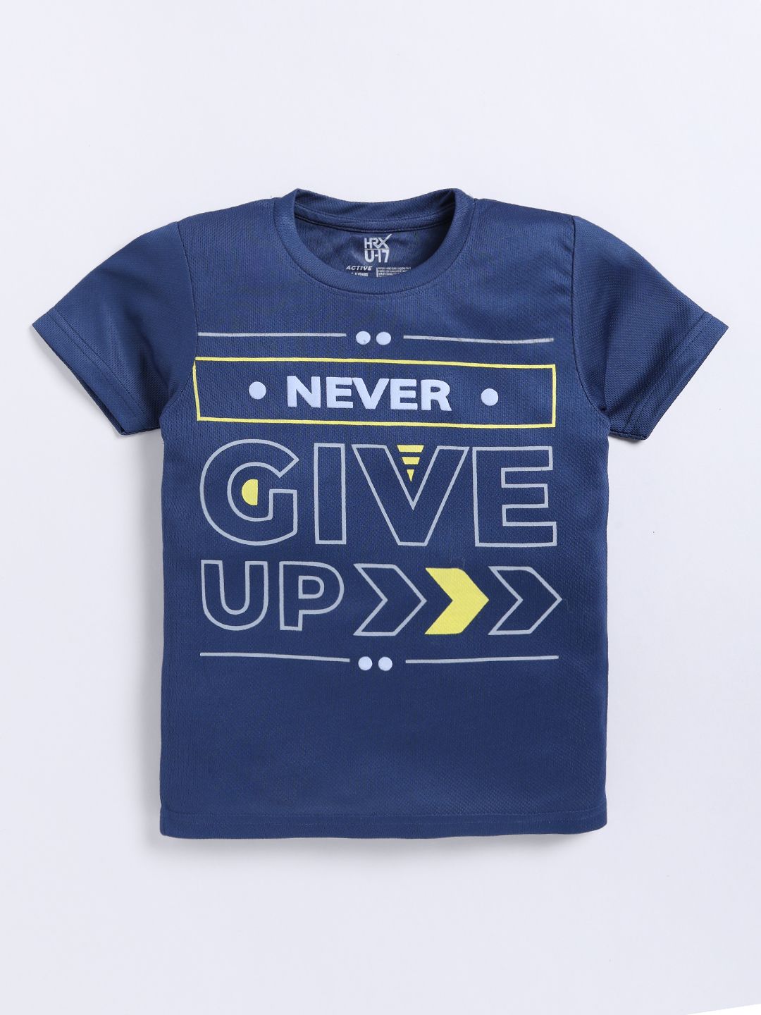 HRX by Hrithik Roshan Boys Typography Printed T-shirt