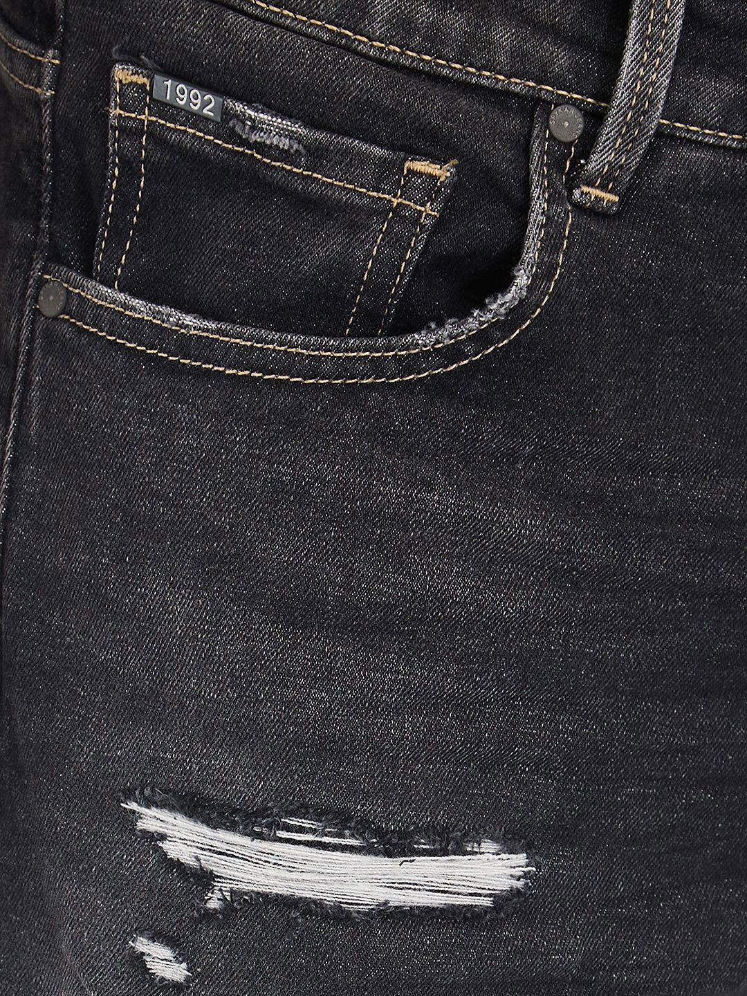 SPYKAR Men Relaxed Fit Mildly Distressed Light Fade Stretchable Mildly Distressed Jeans