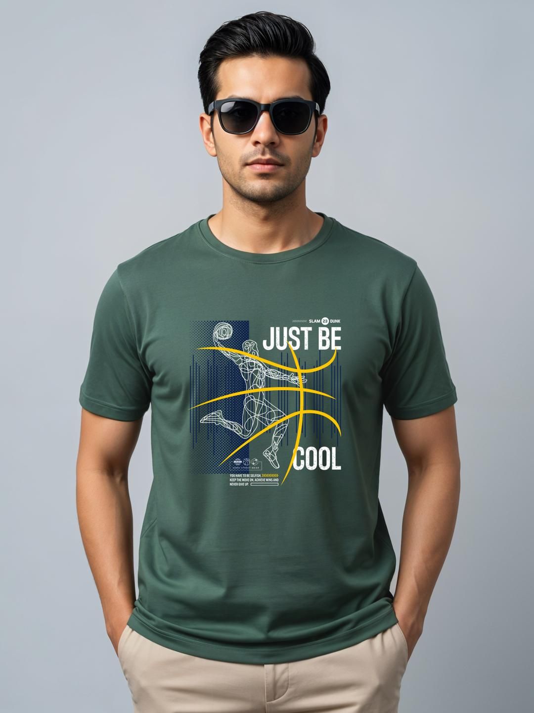 ADRO Men Green Tshirts