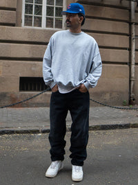 Powerlook Men Black Baggy Fit Denim Jeans