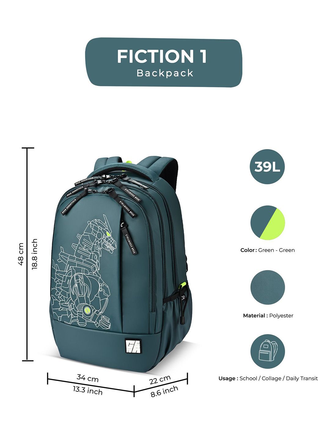 Gear Unisex Backpack