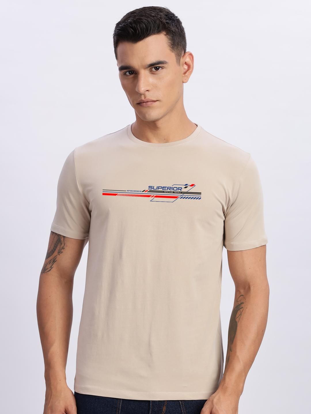 Tshirts ADRO Men Beige