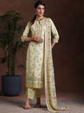 Libas Ethnic Motifs Printed Kurta with Trousers & Dupatta