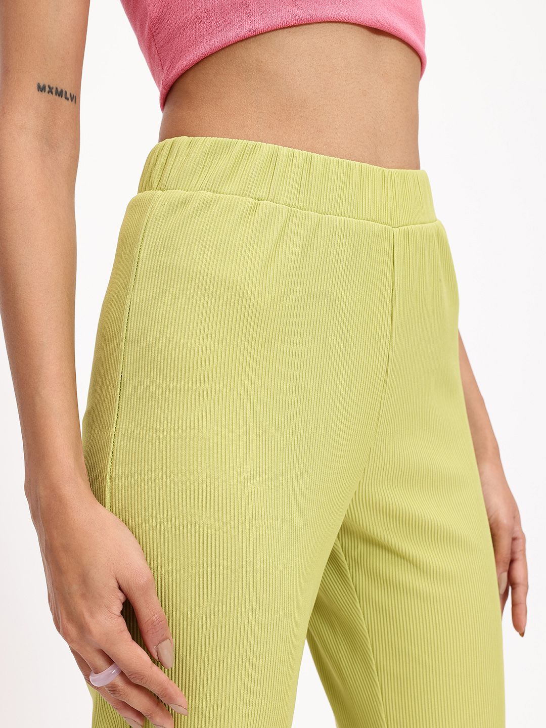 DressBerry Women Straight Fit Trousers