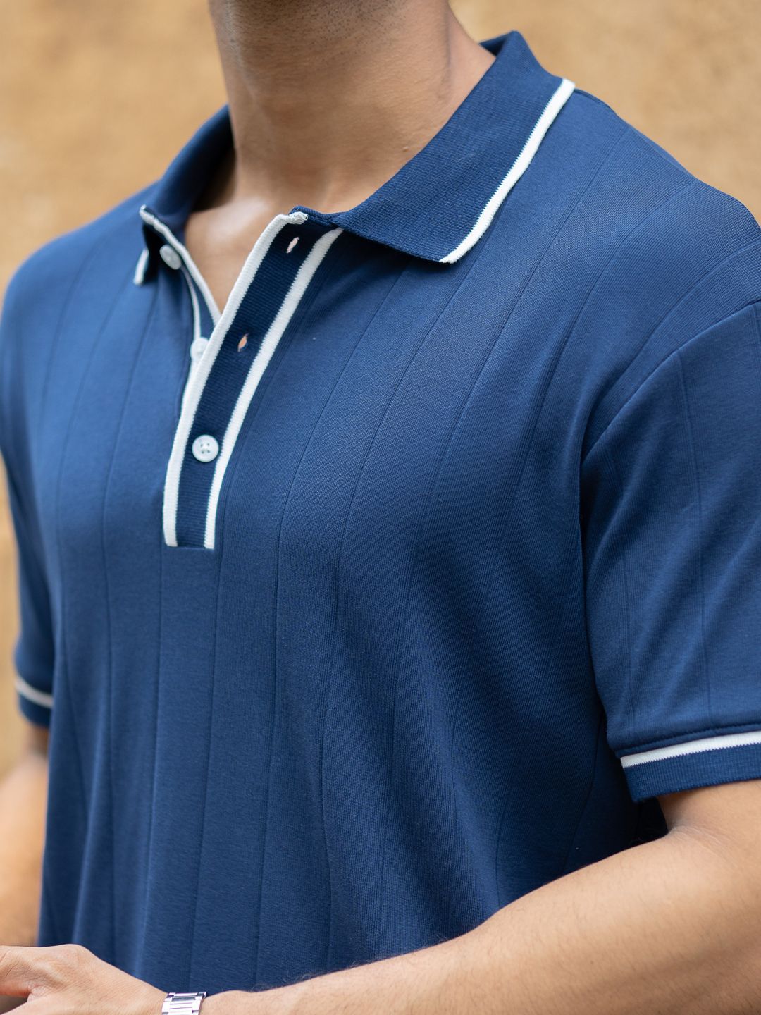 Powerlook Men Polo Collar T-shirt