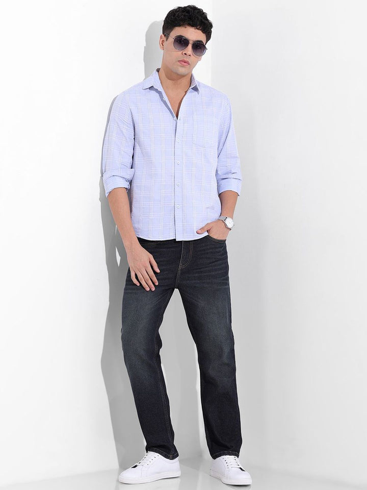 The Indian Garage Co Men Slim Fit Mid-Rise Heavy Fade Jeans